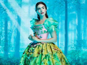 Lily Collins as Snow White in the Untitled Snow White Project